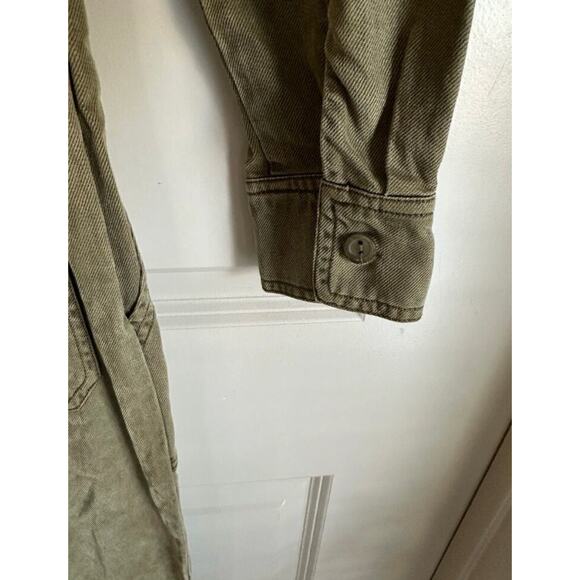 NWT Young Fabulous & Broke YFB Olive Green Henry Jumpsuit Sz. Small - Picture 6 of 7